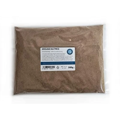 Image of Entirely Ingredients Ground Nutmeg 500g Selected for Premium Quality Food Grade