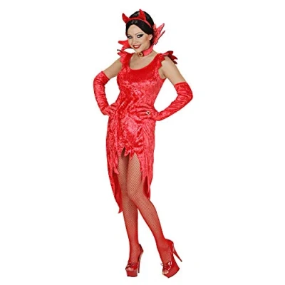 Image of Ladies Devil Lady Costume Medium UK 10 12 for Halloween Satan Lucifer Fancy Dress