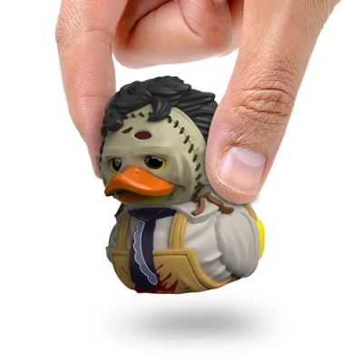 Image of TUBBZ Mini: Horror Leatherface Cosplaying Rubber Duck Vinyl Figure