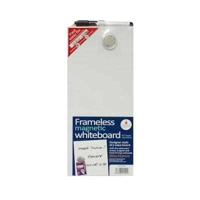 Image of Cathedral Products Easy Fix Frameless Dry Erase Board 15 x 35cm