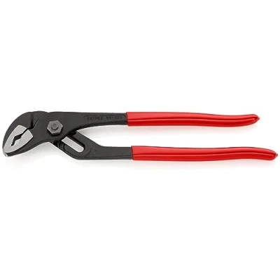 Image of Knipex Water Pump Pliers with groove joint black atramentized, plastic coated 250 mm (self service card/blister) 89 01 SB