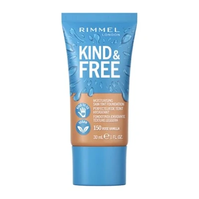 Image of Rimmel Kind + Free Moisturising Skin Tint Foundation, Rose Vanilla 150