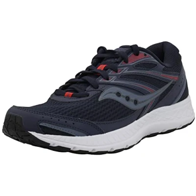 Image of Saucony Men&#039;s Cohesion 13 Shoe Black/Orange 10 D