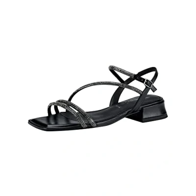 Image of Tamaris Women&#039; 1 28130 20 Sandal, Black Metallic, 6.5 UK