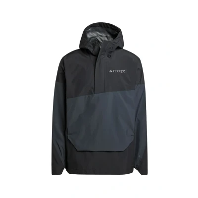 Image of adidas Sportswear Waterproof jacket Black carbon, Men&#039;s, Size: XS, carbon