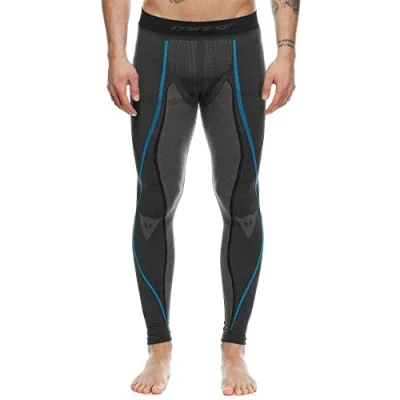 Image of Dainese Men&#039;s Dry Pants Base Layer Bottom, Black/Blue, L