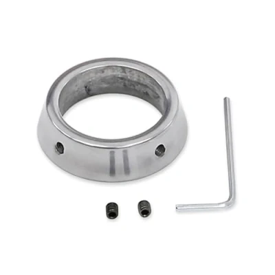 Image of Ergotron LX Sit Stand Collar Kit Add on for Desk Monitor Arms Polished Aluminum