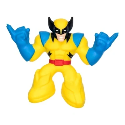 Image of Heroes of Goo Jit Zu Marvel Studios X Men &#039;97 Wolverine Stretchy Action Figure, With Metallic Rheoscopic Gene Filling, Stretch to 3 times his size!
