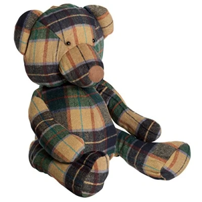 Image of Premier Housewares Heritage Bear Door Stop Large, Green
