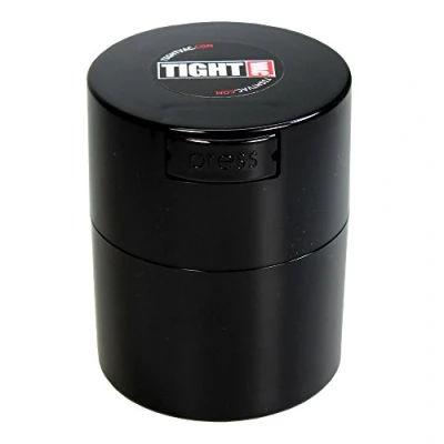Image of Tightpac America, Inc. airtight Container, Solid Black, .29 Liter/9 Fluid Ounce