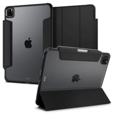 Image of Spigen Ultra Hybrid Pro Case Compatible with iPad 11 inch (2022/2021/2020/2018 Model) pencil holder/Stand Black