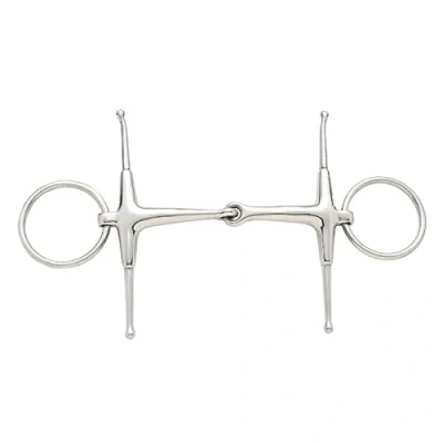 Image of Korsteel Stainless Steel Jointed Fulmer Snaffle Bit, 5&quot;