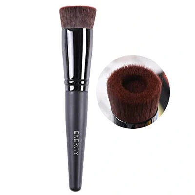 Image of ENERGY Concave Liquid Foundation Brush, Blush Makeup Brush for Cream, Powder