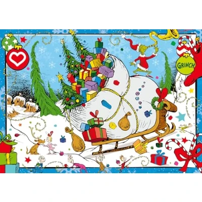 Image of Ravensburger The Grinch 1000 Piece Christmas Jigsaw Puzzles for Adults and Kids Age 12 Years +
