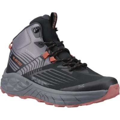 Image of Hi Tec Men&#039;s Fuse Trail Mid, Phantom Castlerock Baked Clay, 7 UK