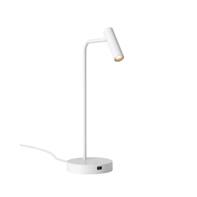 Image of Enna Desk USB C Matt White Table Lamp Astro