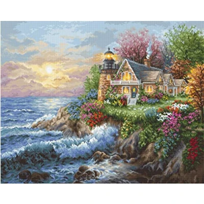 Image of Luca S Counted DIY Cross Stitch Kit for Adults, Guardian of The Sea, B613, Embroidery &amp; Needlecraft