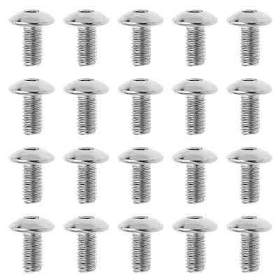 Image of EMSea 20Pcs M6x12mm Motorcycle Fairing Fixing Screws Replacement Compatible with Honda Yamaha