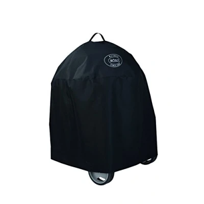 Image of Rösle Number 1 F60/F60 AIR Protective Cover Kettle Grill, Polyester, Black, 24 Inch