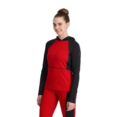 Image of Spyder Charger Hoodie Women Baselayer, Pulse, XS