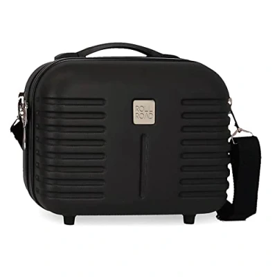 Image of Roll Road India Adaptable Beauty Case Black 29x21x15 cms ABS