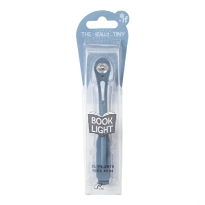 Image of IF Really Tiny Book Light (Slate) Compact Reading Lights for Books in Bed Flexible Clip On A Great Lamp with Batteries Included