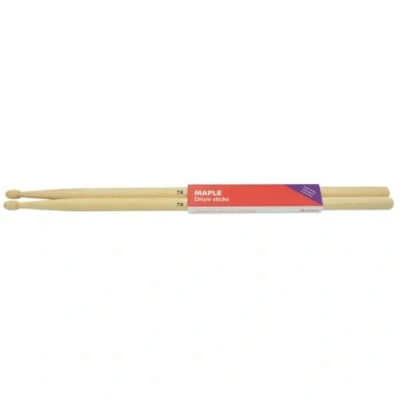 Image of Chord Maple Drums Sticks Supplied in Pairs 7A Wood