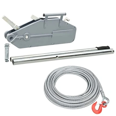 Image of vidaXL Wire Rope Hoist Winch 1600 kg