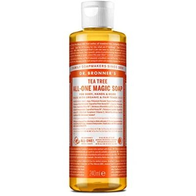 Image of DR BRONNERS Organic Tea Tree Castile Liquid Soap 237ml (PACK OF 1)