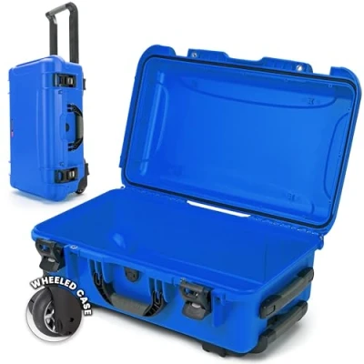 Image of Nanuk 935 Waterproof Carry On Hard Case with Wheels Empty Blue