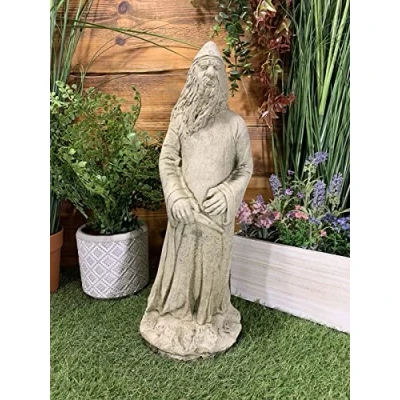Image of J and L STONE Ornaments GARDEN MAGIC WIZARD MERLIN GIFT ORNAMENT