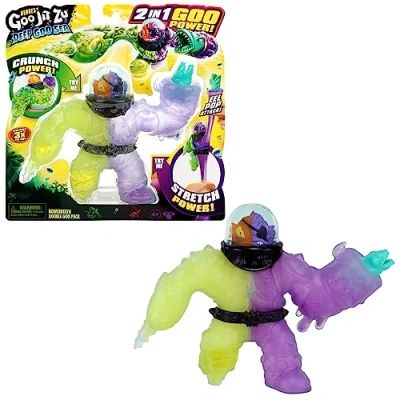 Image of Heroes of Goo Jit Zu Deep Sea Bowlbreath Double Pack. Stretchy, Squishy 6.5 Inch With 2 In 1 Power And Eel Pop Attack Weapon.