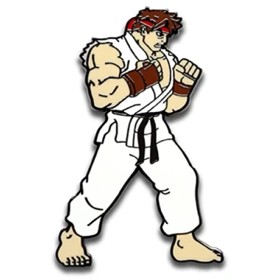 Image of Pinfinity PFSF002 Street Fighter Ryu Augmented Reality Pin