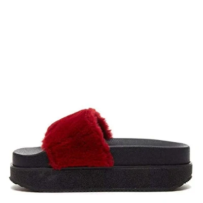 Image of Rocket Dog Women&#039;s Rocker Ice Cap Slide Sandal 5 UK Crimson