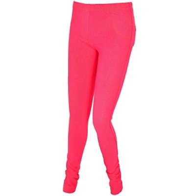 Image of True Face Ladies Skinny Jeggings Jeans Coloured Denim Pants Stretchy Trousers Leggings Pockets Dark Pink S/M