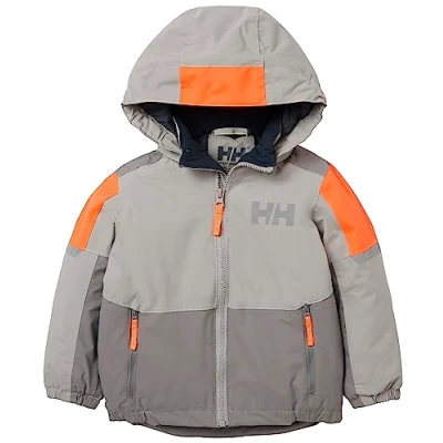 Image of Helly Hansen Kids Unisex K Rider 2.0 Ins Jacket, Concrete, 6