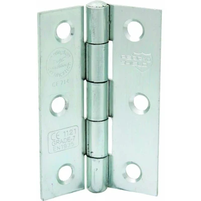 Image of 75MM 3&quot; NO.5000 Perry Shield Grade CE7 Certifire Fire Door Butt Hinge with Spun Pin FD60 (No Screws)
