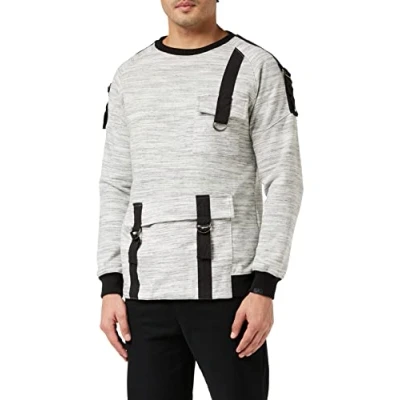 Image of Soul Star Men&#039;s SB03 Sweatshirt, Off White (Ecru FFF1E4), Medium (Size:Medium)
