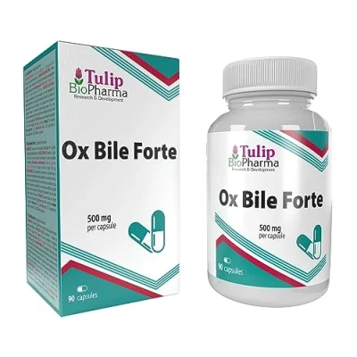 Image of Ox Bile 500mg 90 Capsules, 3rd Party Lab Tested, High Strength Supplement