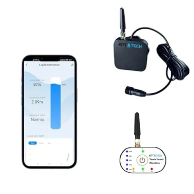 Image of EPTTECH Smart TLC2326P Remote Detector Display Screen Tuya Life Mobile APP Liquid Water Oil Level Tank Monitor Sensor Controller Intelligent Alarm Outdoor Indicator Waterproof IP67