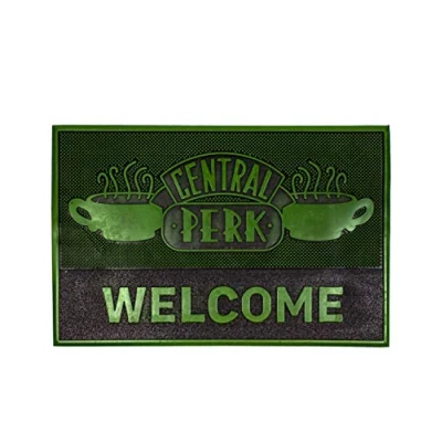 Image of Friends Doormat Central Perk Cafe Rubber Entrance Mat Gift for Adults