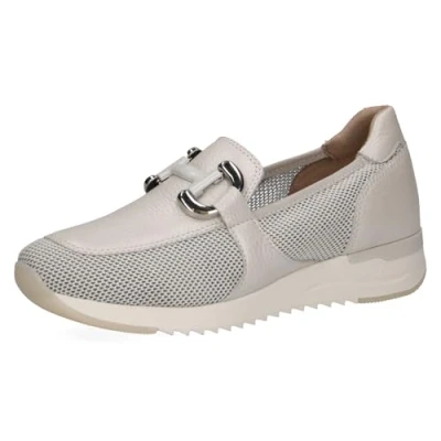 Image of CAPRICE Women&#039;s Slippers 9 24536 42 G Width, White Lt Gold, 6 UK