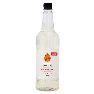 Image of Simply Sugar Free Amaretto Syrup 1 Litre, (Pack of 1)