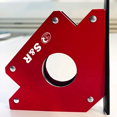 Image of S&amp;R Welding magnet 125 mm Mounting angle in arrow shape with angles 45, 90, 135, holds 34 pounds on each side (125 mm) accessories, for fixing