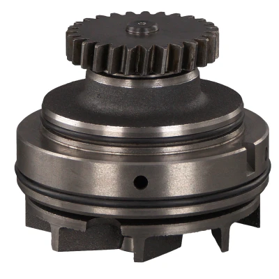 Image of 5000670157, 5001837298 Water pump FEBI BILSTEIN 38824 27 Grey Cast Iron with gaskets/seals gear