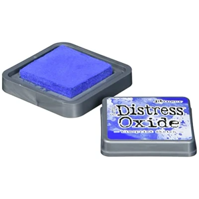 Image of Ranger Tim Holtz Distress Oxide Pad Blueprint Sketch, Synthetic Material, Blue, 7.5 x 1.9 cm