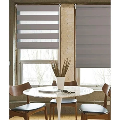 Image of MADECOSTORE 7958112190 Roller Blind, Taupe, 115 x 190 cm (Fabric = L112 cm)