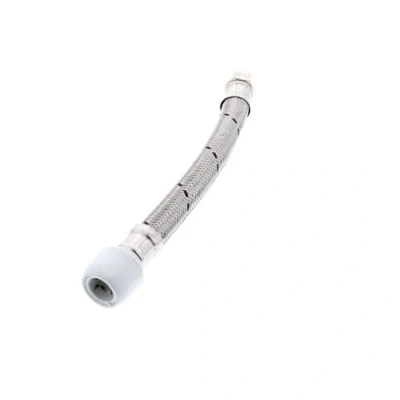 Image of Hep2O Flexible Tap Connector 22mm x 3/4 in 300mm BSP Nut Full Bore Braided 2 Pack HD125C/22W