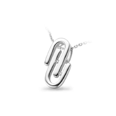 Image of Orphelia WoMens 925 Sterling Silver Chain with Pendant ZH 4638 One Size