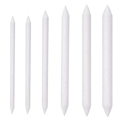 Image of SIOPPKIK Paper Wiper Set 6 Pieces Blending Stumps for Student Sketch Drawing, Painting Accessories, Eraser Pencil